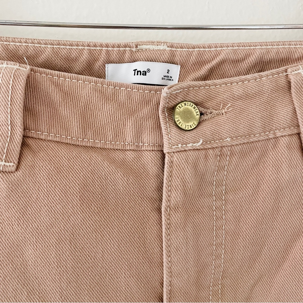 Aritzia x Tna Greenwich Carpenter Pants - In Chasm Dusty Pink Beige - Picture 5 of 7